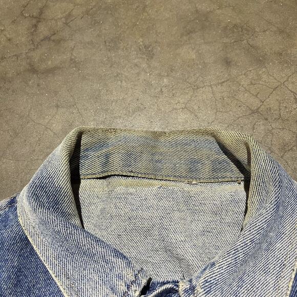 Vintage 80s Rustler Blue Western Boxy Denim Jacket - Picture 4 of 5